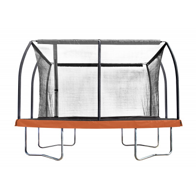 Rektangulær trampolin med sikkerhedsnet - 366 x 244 cm