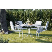 Sandby matgrupp bord inkl. 4 stolar - Vit Sandby matgrupp bord inkl. 4 stolar - Vit