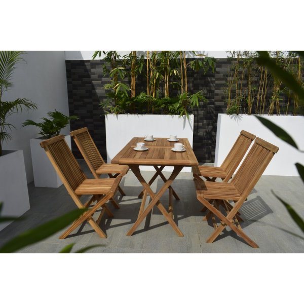Matgrupp Vikbar - Teak - 120x70 cm Matgrupp Vikbar - Teak - 120x70 cm