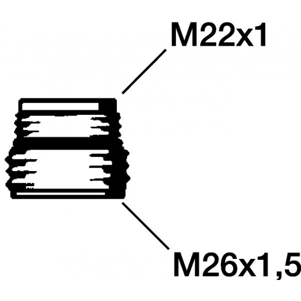 FM Mattsson �verg�ngsnippel F�rnicklad - 3973-0000