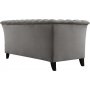 Soffa 2-sits chesterfield gr� - Henry