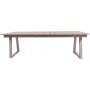 Salt spisebord i gr teak - 240x100 cm