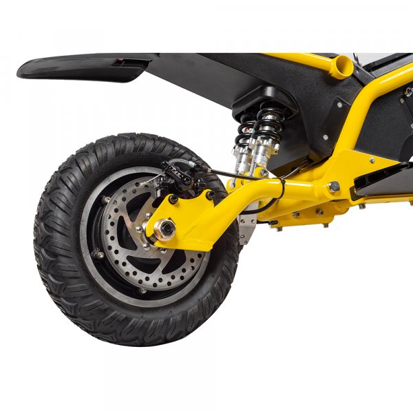 Elscooter HP-I54 - Gul/svart 500W Elscooter HP-I54 - Gul/svart 500W