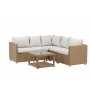 Loungegruppe Natur / Hvide hynder 200x200 - Vamos