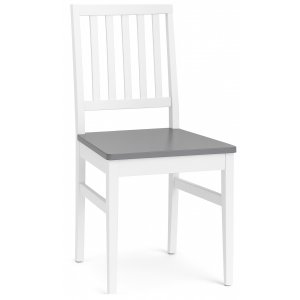Tr�stol i MDF Vit med Gr� sits - F�r�