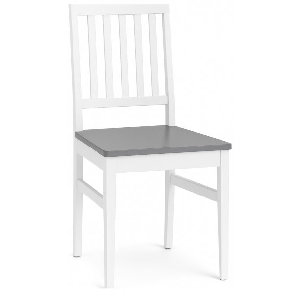 Tr�stol i MDF Vit med Gr� sits - F�r�