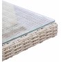Utebord Hampton 200x100 cm - natur konstrotting