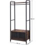 Hallm�bel 180x80 cm - Brun/svart