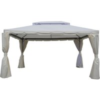 Lerhaga paviljong 3x4m – Vit Lerhaga paviljong 3x4m – Vit