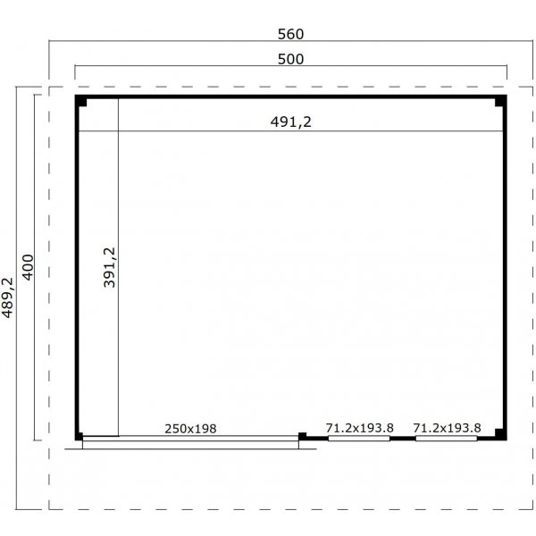 Attefallhaus Katja H - 20 m�