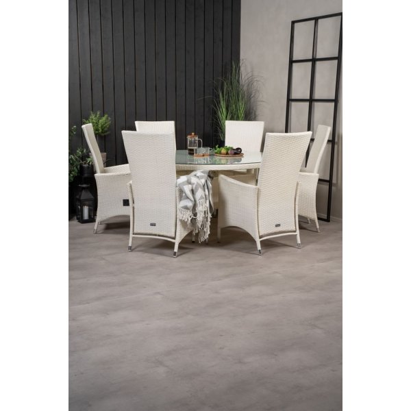 Frubol Matgrupp (ø150) - Vit - 6 Stolar Frubol Matgrupp (ø150) - Vit - 6 Stolar