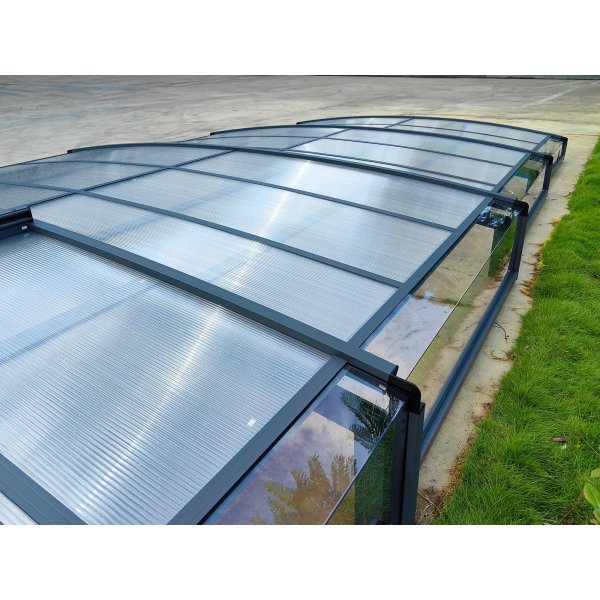 Dach zum Pool - 4x8 m Dach zum Pool - 4x8 m