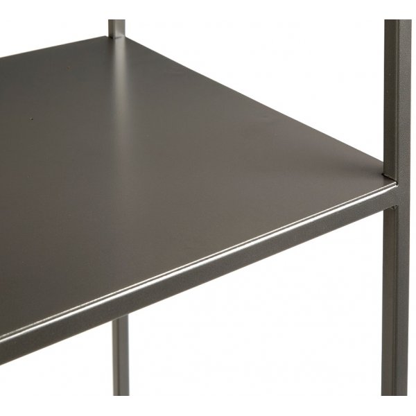Hylla i metall 210 cm h�g 90 cm bred