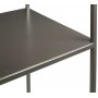 Hylla i metall 210 cm h�g 90 cm bred