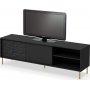 Bullet TV-b�nk - Svart/guld