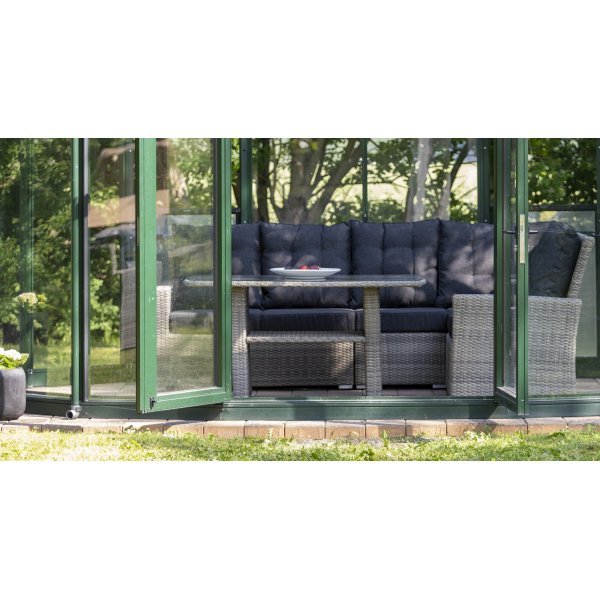 Orlando utembel grupp med hg rygg (stllbar) - Gr konstrotting