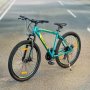 Mountainbike Deo 27.5\\\" - Blau/Gr�n + Fahrradschloss