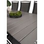 Prssebo Matgrupp (224x100) - Svart/Gr - 6 Stolar