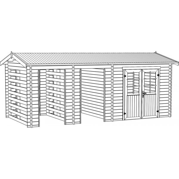 Friggebod Levis - 13,75 m² Friggebod Levis - 13,75 m²