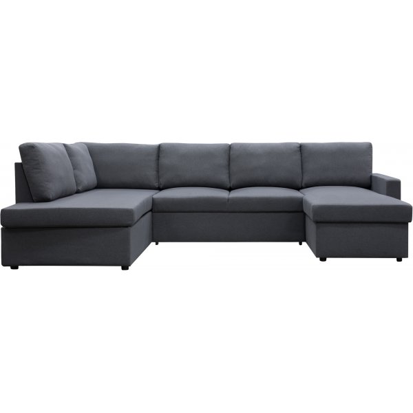 B�ddsoffa U-modell m�rkgr� - T�rn�