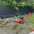 Kundbild Stubbfräs - 420 cc Röd: Ruggigt bra maskin, den går varmt...