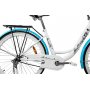 Damecykel Classic 26\\\" - hvid og bl