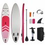 1 SUP Paddelbräda 320 cm Rosa Pink | Uppblåsbar Stand Up Paddle Board med tillbehör