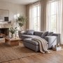 Schlafsofa 251 cm Grau - Sake