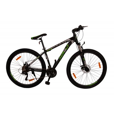 Mountainbike Alu Factor - 29" sort/grøn