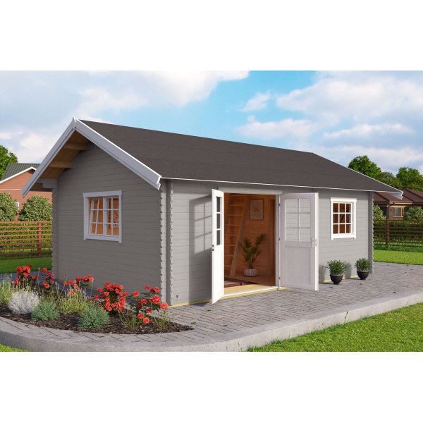 Attefallshus Lina Silver - 24,3 m�