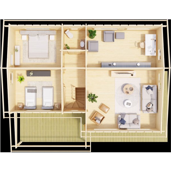 Sommerhus Emilia A XL - 80,7 m² Sommerhus Emilia A XL - 80,7 m²