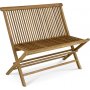 Tr�dg�rdssoffa Salt� teak 100 cm