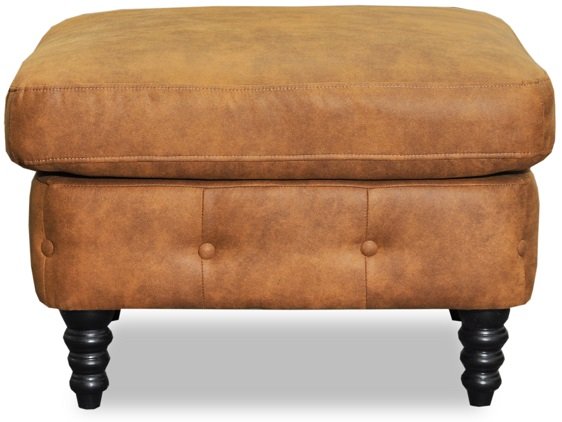 Ashford chesterfield fotpall - Cognac ecol�der