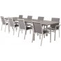 Ekens Matgrupp (224x100) - Vit/Gr - 8 Stolar