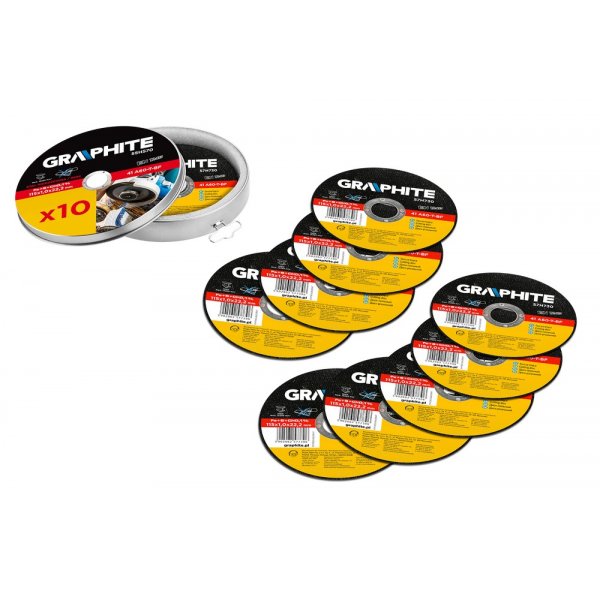 Kapskiva, INOX 115 x 1.0 x 22.2 mm - 10 delar Kapskiva, INOX 115 x 1.0 x 22.2 mm - 10 delar