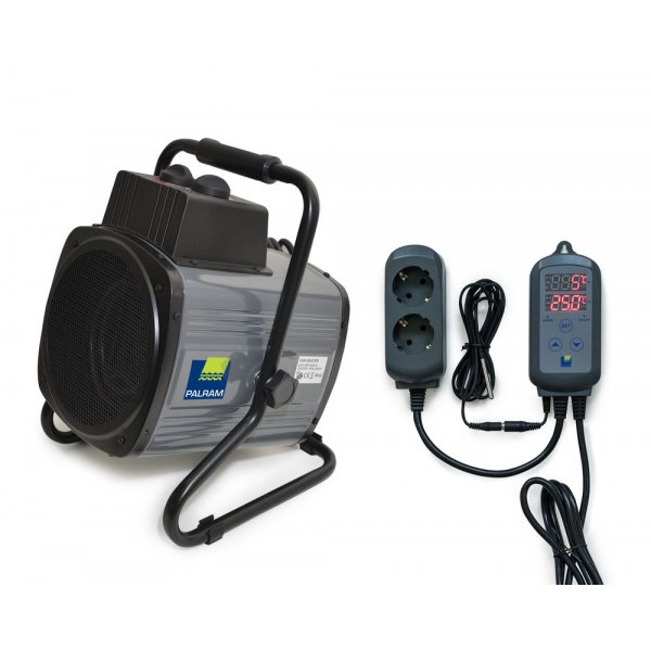 Portabel värmefläkt med termostat - 2400W (upp till 18 m³) Portabel värmefläkt med termostat - 2400W (upp till 18 m³)