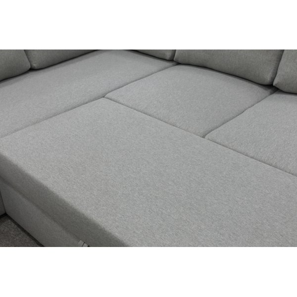 U soffa b�ddsoffa gr� - T�rn�
