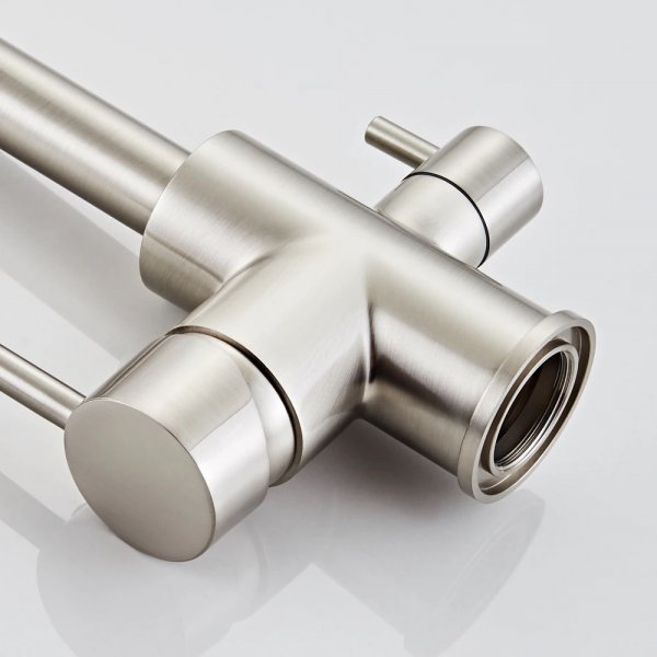 Köksblandare Zinnia - Borstat stål Köksblandare Zinnia - Borstat stål