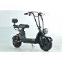 Elscooter - Svart 800W + Reflexsele