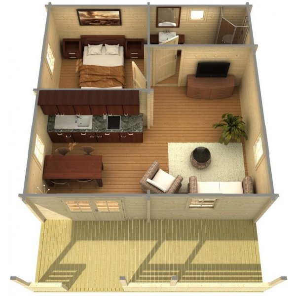 Fritidshus Melvin - 45 m² Fritidshus Melvin - 45 m²