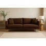 �stermalm 3-sits soffa - M�rkbrun chenille