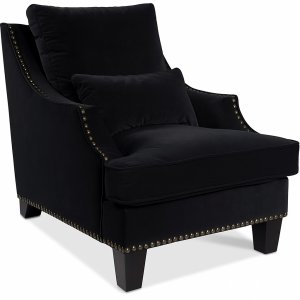 Edward f�t�lj - Svart sammet