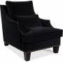 Edward f�t�lj - Svart sammet
