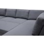 B�ddsoffa U-form m�rkgr� - Dream