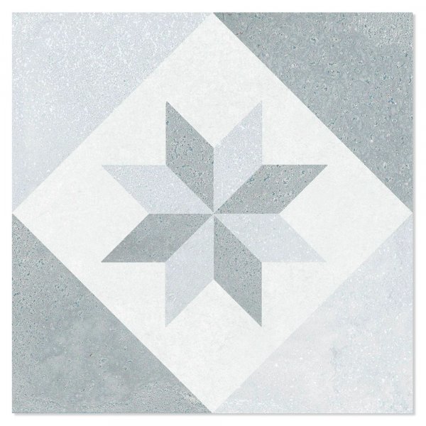 Klinker Miramar Gr-Vit Matt 20x20 cm