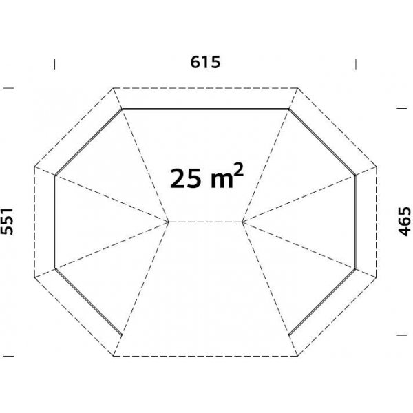 Paviljong Betty - 25,0 m�