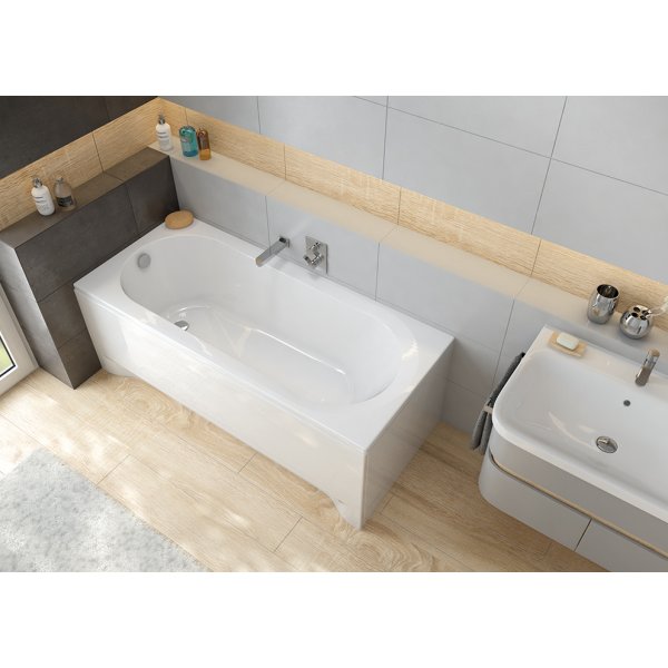 Rektangulrt badkar fr inbyggnad - Idea