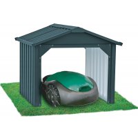 Garage / Skydd till robotgräsklippare - Stängd bak
