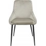 Stol i beige sammet - Theo