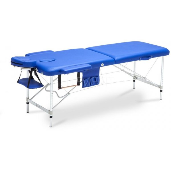 Bred massagebnk med metallben - 2 zoner - Enfrgad